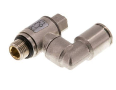Durchflussregelventil Meter-In drehbar 8 mm - G1/8'' Messing Schlitzschraube