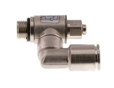 Durchflussregelventil Meter-In drehbar 8 mm - G1/8'' Messing Schlitzschraube