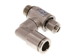 Durchflussregelventil Meter-In drehbar 8 mm - G1/8'' Messing Schlitzschraube