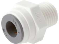 5mm x 1/8'' NPT Steckverschraubung mit Außengewinde POM EPDM [5 Stück]