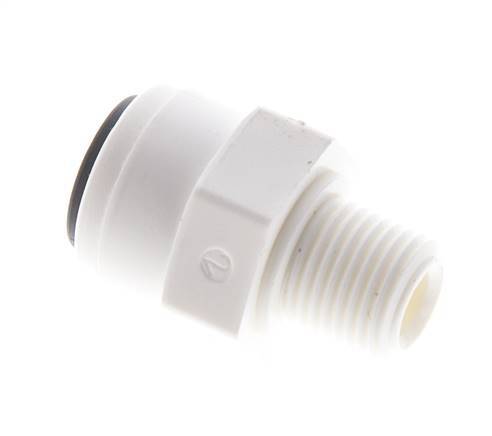 6mm x R1/8'' Push-in Fitting with Male Threads POM EPDM [10 Pieces]