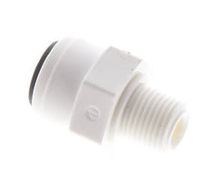 6mm x R1/8'' Push-in Fitting with Male Threads POM EPDM [10 Pieces]
