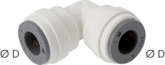 12mm 90deg Elbow Push-in Fitting POM EPDM [2 Pieces]