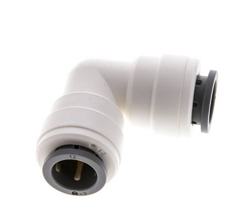 12mm 90deg Elbow Push-in Fitting POM EPDM [2 Pieces]