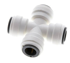 10mm Cross Push-in Fitting POM EPDM FDA [2 Pieces]