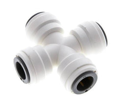 10mm Cross Push-in Fitting POM EPDM FDA [2 Pieces]