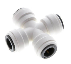 10mm Cross Push-in Fitting POM EPDM FDA [2 Pieces]