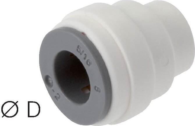 5/32'' Cap POM EPDM FDA [10 Pieces]