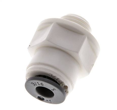 3/16'' x G1/8'' Push-in Fitting with Male Threads POM EPDM [5 Pieces]