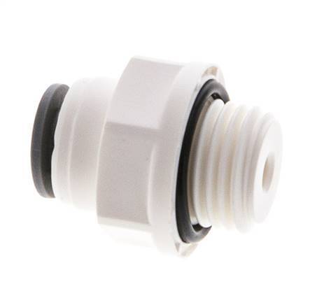 3/16'' x G1/4'' Steckverschraubung mit Außengewinde POM EPDM [5 Stück]