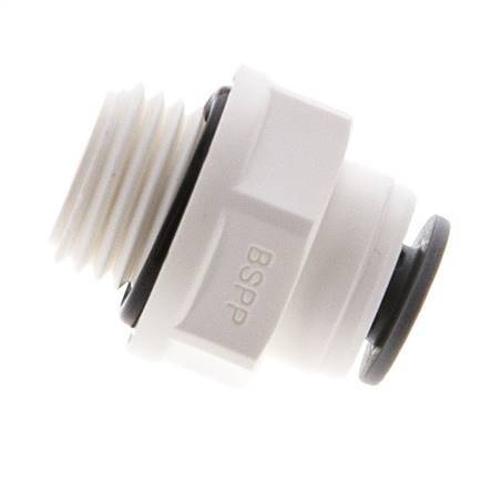 3/16'' x G1/4'' Steckverschraubung mit Außengewinde POM EPDM [5 Stück]