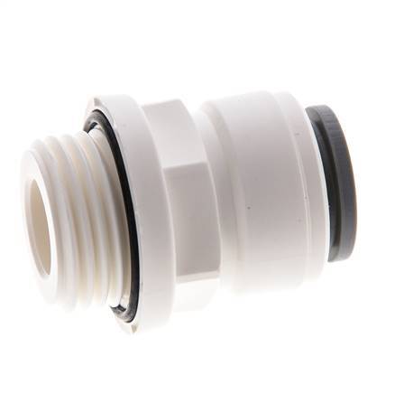 1/2'' x G1/2'' Steckverschraubung mit Außengewinde POM EPDM [2 Stück]