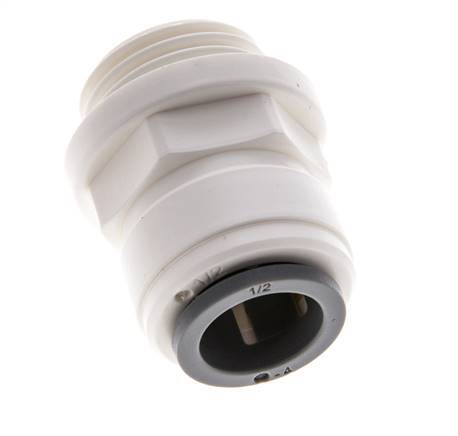 1/2'' x G1/2'' Steckverschraubung mit Außengewinde POM EPDM [2 Stück]