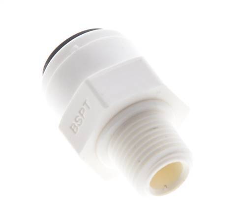 1/4'' x R1/8'' Steckverschraubung mit Außengewinde POM EPDM [10 Stück]