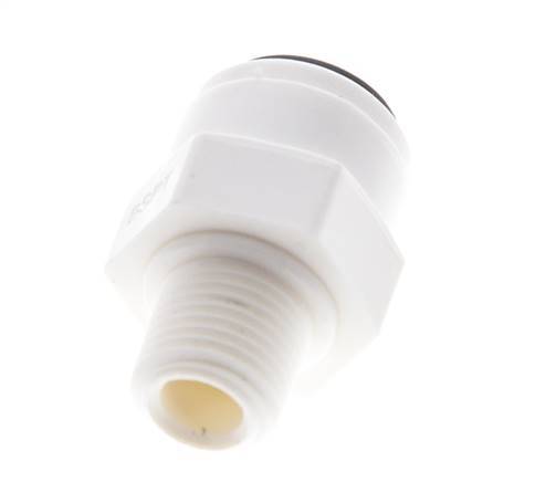1/4'' x R1/8'' Steckverschraubung mit Außengewinde POM EPDM [10 Stück]