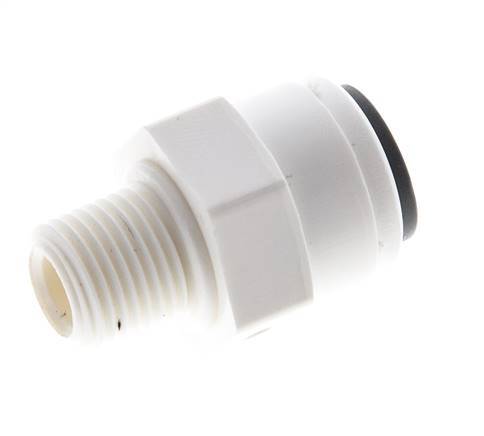 1/4'' x R1/8'' Steckverschraubung mit Außengewinde POM EPDM [10 Stück]