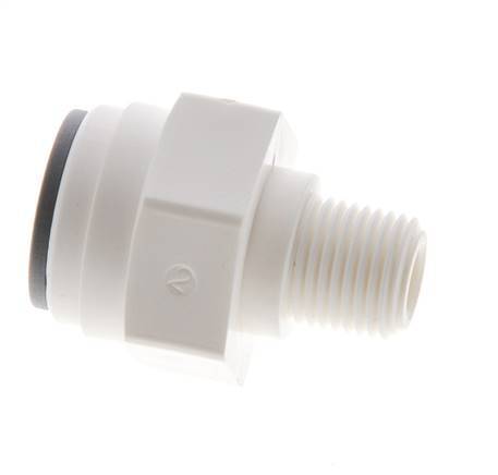 5/16'' x R1/8'' Push-in Fitting with Male Threads POM EPDM [10 Pieces]