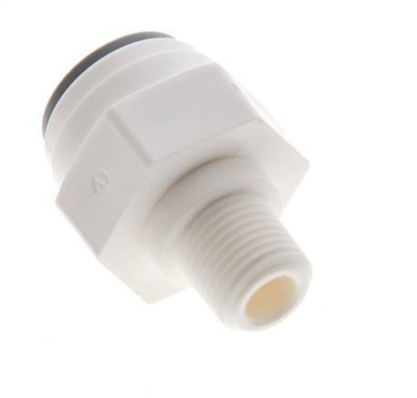 5/16'' x R1/8'' Push-in Fitting with Male Threads POM EPDM [10 Pieces]