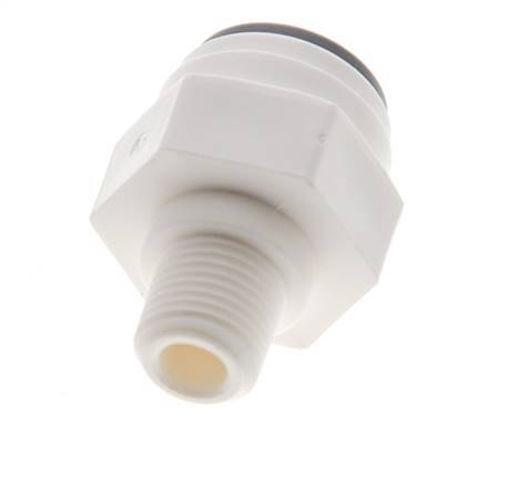 5/16'' x R1/8'' Push-in Fitting with Male Threads POM EPDM [10 Pieces]