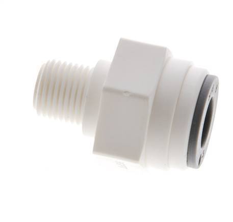5/16'' x R1/8'' Push-in Fitting with Male Threads POM EPDM [10 Pieces]