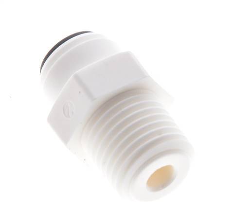 5/32'' x R1/4'' Steckverschraubung mit Außengewinde POM EPDM [10 Stück]