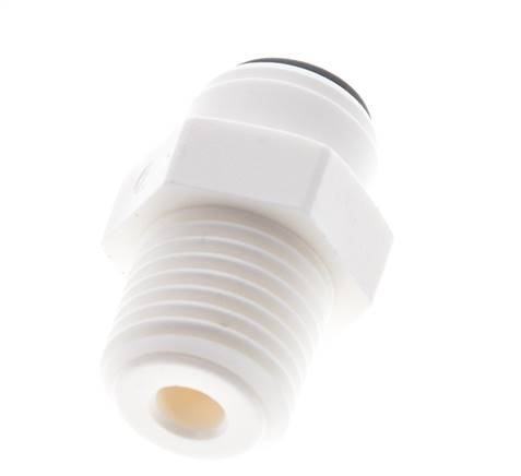 5/32'' x R1/4'' Steckverschraubung mit Außengewinde POM EPDM [10 Stück]