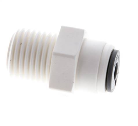 5/32'' x R1/4'' Push-in Fitting with Male Threads POM EPDM [10 Pieces]