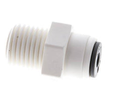 5/32'' x R1/4'' Push-in Fitting with Male Threads POM EPDM [10 Pieces]