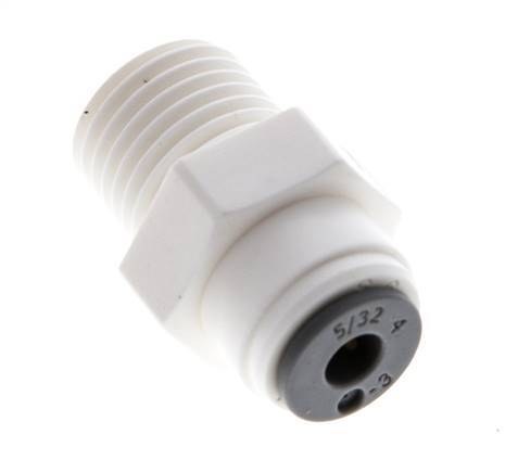 5/32'' x R1/4'' Push-in Fitting with Male Threads POM EPDM [10 Pieces]