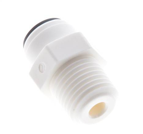 3/16'' x R1/4'' Steckverschraubung mit Außengewinde POM EPDM [10 Stück]