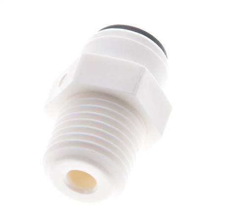 3/16'' x R1/4'' Steckverschraubung mit Außengewinde POM EPDM [10 Stück]