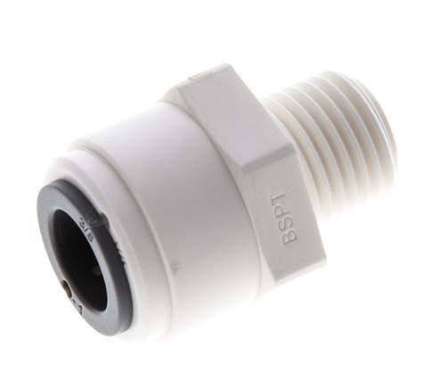 3/8'' x R1/4'' Steckverschraubung mit Außengewinde POM EPDM [5 Stück]