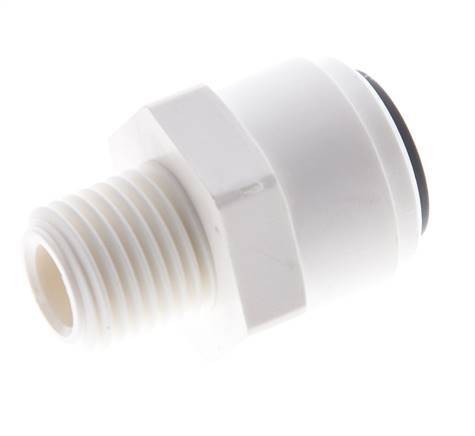 3/8'' x R1/4'' Steckverschraubung mit Außengewinde POM EPDM [5 Stück]