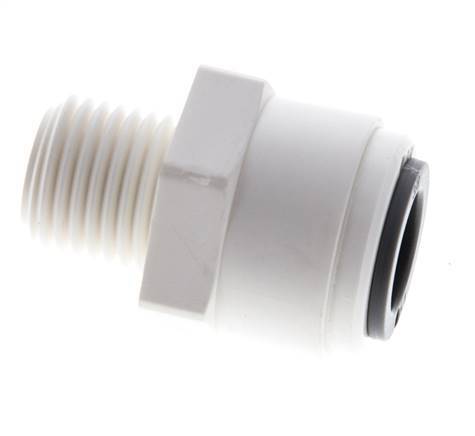 3/8'' x R1/4'' Steckverschraubung mit Außengewinde POM EPDM [5 Stück]