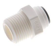 1/4'' x R3/8'' Push-in Fitting with Male Threads POM EPDM [10 Pieces]