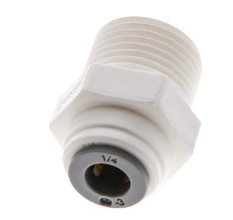 1/4'' x R3/8'' Push-in Fitting with Male Threads POM EPDM [10 Pieces]