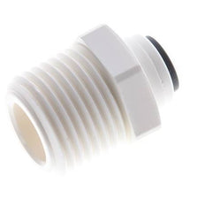 1/4'' x R1/2'' Steckverschraubung mit Außengewinde POM EPDM [5 Stück]