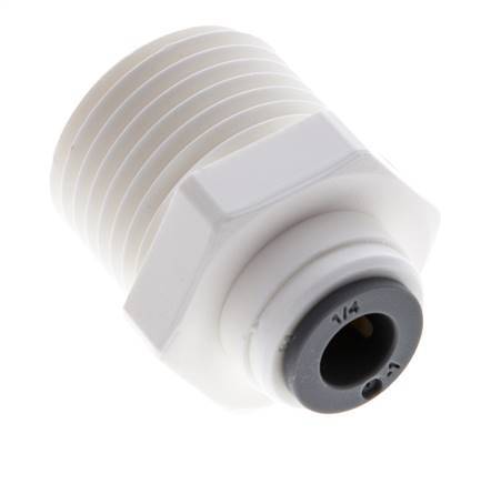 1/4'' x R1/2'' Push-in Fitting with Male Threads POM EPDM [5 Pieces]