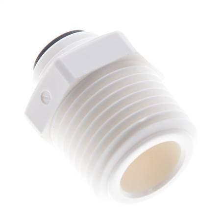 1/4'' x R1/2'' Steckverschraubung mit Außengewinde POM EPDM [5 Stück]