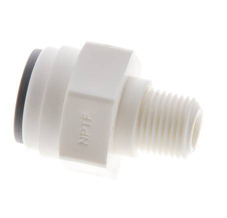 5/16'' x 1/8'' NPT Steckverschraubung mit Außengewinde POM EPDM [10 Stück]