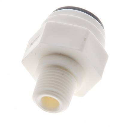5/16'' x 1/8'' NPT Steckverschraubung mit Außengewinde POM EPDM [10 Stück]
