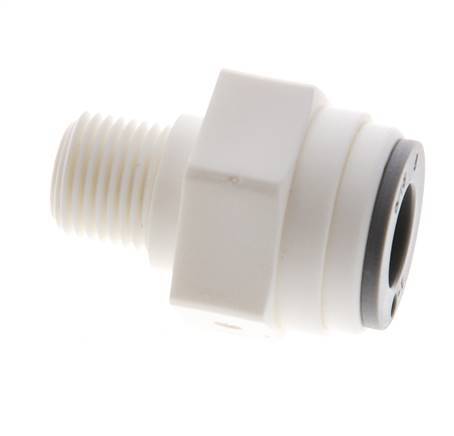 5/16'' x 1/8'' NPT Steckverschraubung mit Außengewinde POM EPDM [10 Stück]