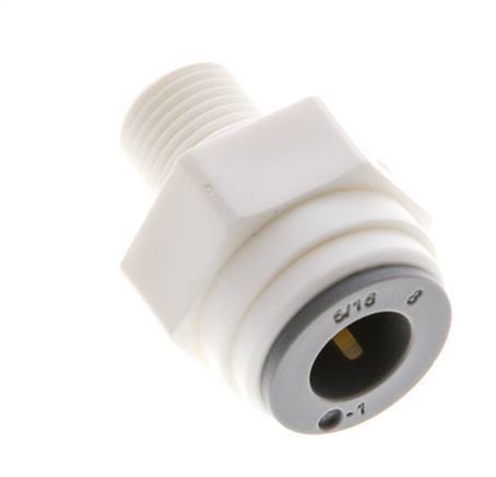 5/16'' x 1/8'' NPT Steckverschraubung mit Außengewinde POM EPDM [10 Stück]