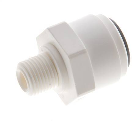 3/8'' x 1/8'' NPT Steckverschraubung mit Außengewinde POM EPDM [5 Stück]