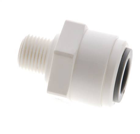 3/8'' x 1/8'' NPT Push-in Fitting with Male Threads POM EPDM [5 Pieces]