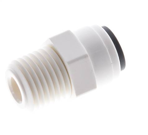 1/4'' x 1/4'' NPT Steckverschraubung mit Außengewinde POM EPDM [10 Stück]