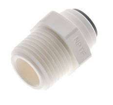 1/4'' x 3/8'' NPT Push-in Fitting with Male Threads POM EPDM [10 Pieces]