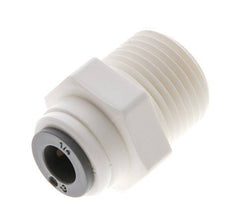 1/4'' x 3/8'' NPT Push-in Fitting with Male Threads POM EPDM [10 Pieces]