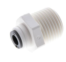 1/4'' x 1/2'' NPT Steckverschraubung mit Außengewinde POM EPDM [5 Stück]