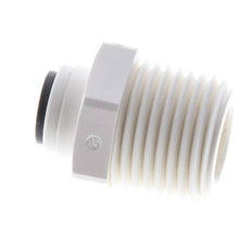 1/4'' x 1/2'' NPT Steckverschraubung mit Außengewinde POM EPDM [5 Stück]